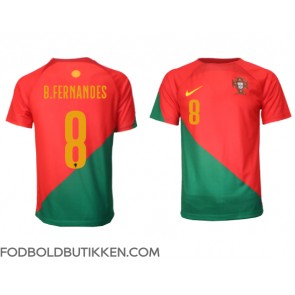 Portugal Bruno Fernandes #8 Hjemmebanetrøje VM 2022 Kortærmet